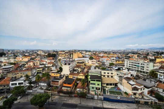 Vista da Sala de apartamento para alugar com 2 quartos, 52m² em Del Castilho, Rio de Janeiro