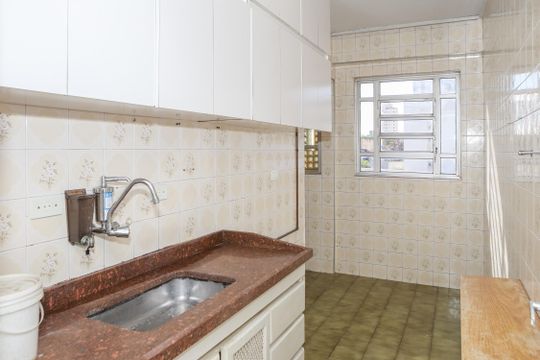 Cozinha e Área de Serviço de apartamento à venda com 1 quarto, 58m² em Santa Cecilia, São Paulo