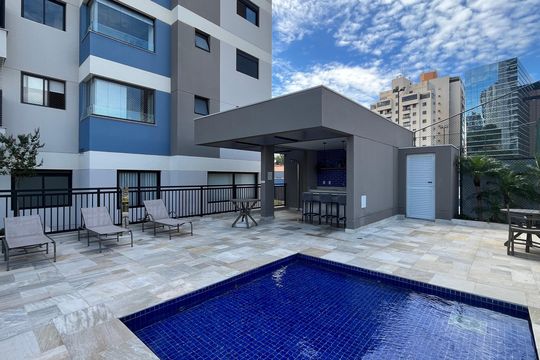 Área comum de apartamento à venda com 3 quartos, 105m² em Nova Campinas, Campinas