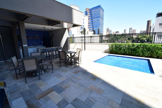 Área comum - Piscina de apartamento à venda com 3 quartos, 105m² em Nova Campinas, Campinas