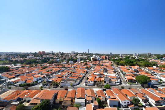 Vista da Sala de apartamento à venda com 3 quartos, 105m² em Nova Campinas, Campinas