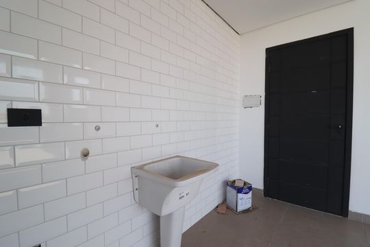 Área de Serviço de apartamento à venda com 2 quartos, 88m² em Vila Guiomar, Santo André