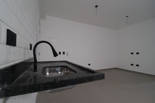 Cozinha de apartamento à venda com 2 quartos, 88m² em Vila Guiomar, Santo André