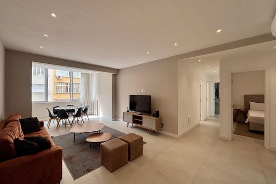 Sala de apartamento à venda com 4 quartos, 152m² em Copacabana, Rio de Janeiro