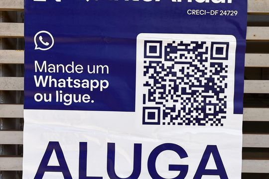 Placa de apartamento para alugar com 2 quartos, 48m² em Qr 110, Brasília