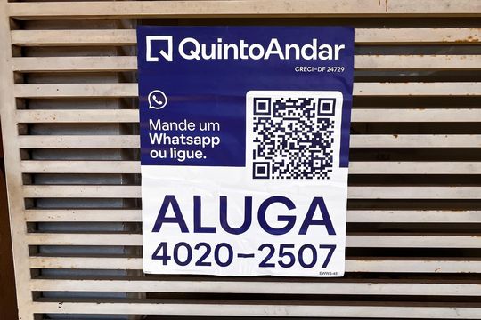 Placa de apartamento para alugar com 2 quartos, 48m² em Qr 110, Brasília