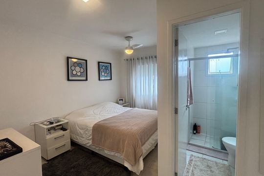 Suite 1 de apartamento à venda com 2 quartos, 78m² em Campestre, Santo André
