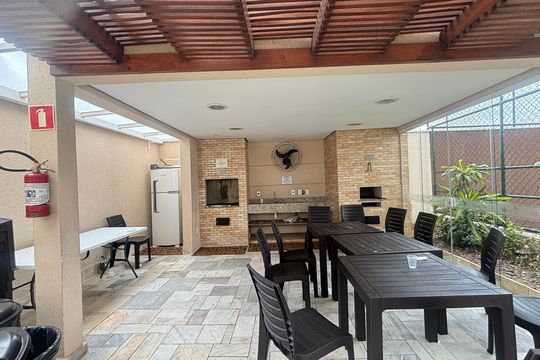 Área comum de apartamento à venda com 2 quartos, 78m² em Campestre, Santo André