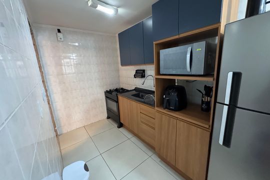 Cozinha de apartamento para alugar com 2 quartos, 60m² em Rio Branco, São Leopoldo