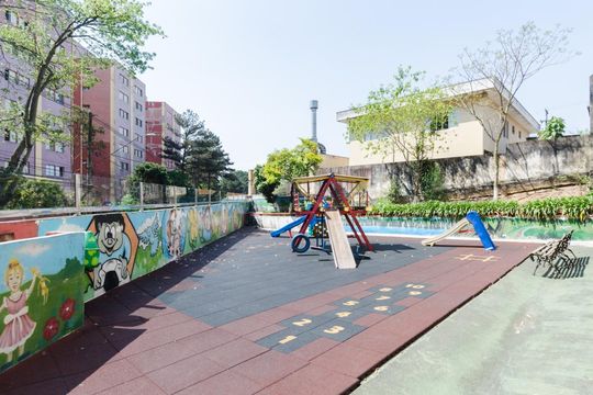Área comum - Playground de apartamento à venda com 2 quartos, 53m² em Vl Galvão Bueno, São Bernardo do Campo