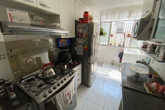 Cozinha e Área de Serviço de apartamento à venda com 3 quartos, 75m² em Méier, Rio de Janeiro