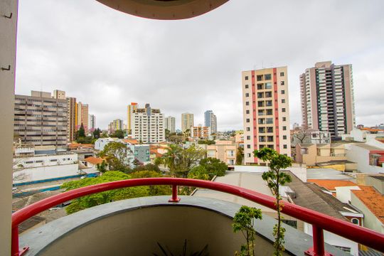 Varanda da sala de apartamento à venda com 2 quartos, 84m² em Vila Santa Teresa, Santo André