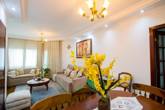 Sala de apartamento à venda com 2 quartos, 84m² em Vila Santa Teresa, Santo André