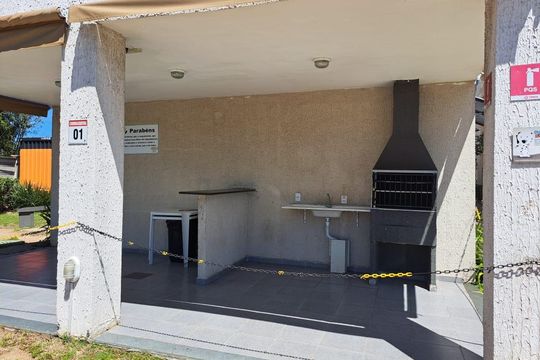 Área Comum - Churrasqueiras de apartamento à venda com 2 quartos, 42m² em Santa Rosa de Lima, Porto Alegre