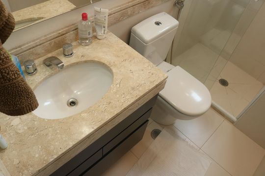 Banheiro da Suíte 2 de apartamento para alugar com 4 quartos, 267m² em Perdizes, São Paulo