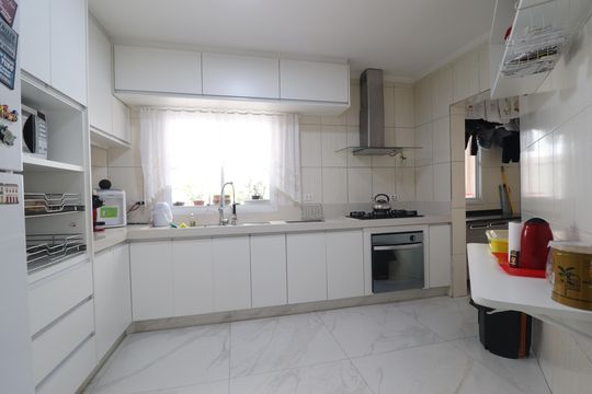 Cozinha de apartamento à venda com 3 quartos, 108m² em Campestre, Santo André