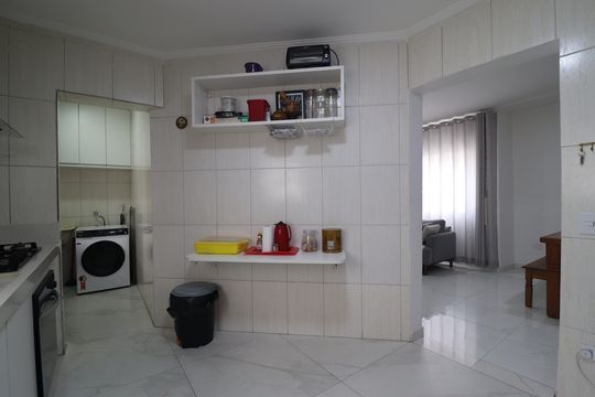Cozinha de apartamento à venda com 3 quartos, 108m² em Campestre, Santo André