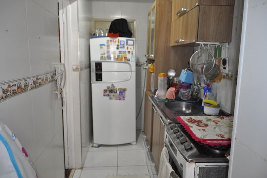 Cozinha de apartamento à venda com 3 quartos, 55m² em Grajaú, Rio de Janeiro