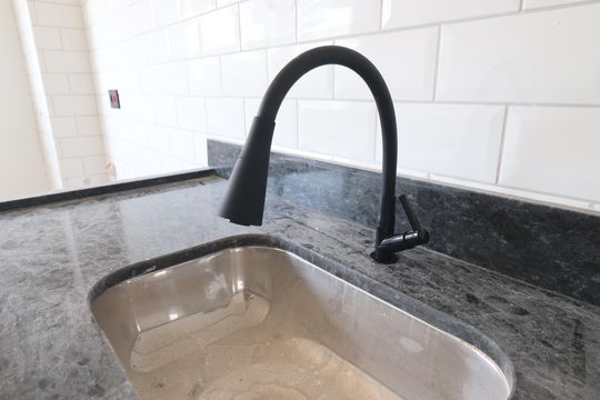 Cozinha de apartamento à venda com 2 quartos, 88m² em Vila Guiomar, Santo André