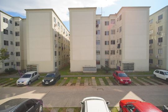Vista da Sala de apartamento para alugar com 2 quartos, 52m² em Santos Dumont, São Leopoldo