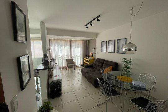 Sala de apartamento para alugar com 2 quartos, 60m² em Jardim Atlântico, Goiânia