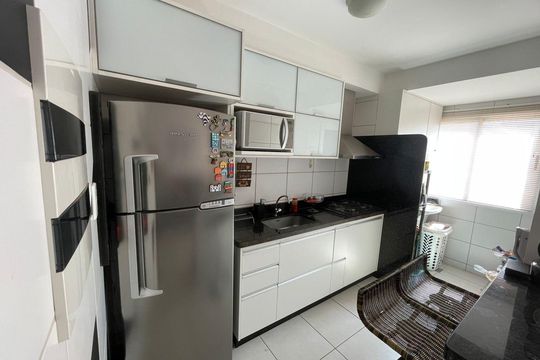 Cozinha de apartamento para alugar com 2 quartos, 60m² em Jardim Atlântico, Goiânia
