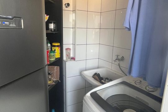 Área de Serviço de apartamento à venda com 2 quartos, 80m² em Jardim Santa Genebra Ii (barao Geraldo), Campinas