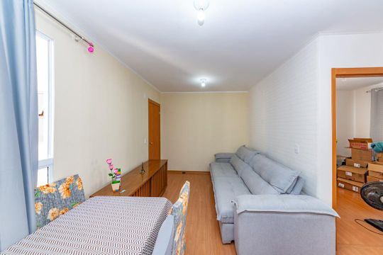 Sala de apartamento para alugar com 2 quartos, 45m² em Chácara Cotia, Contagem