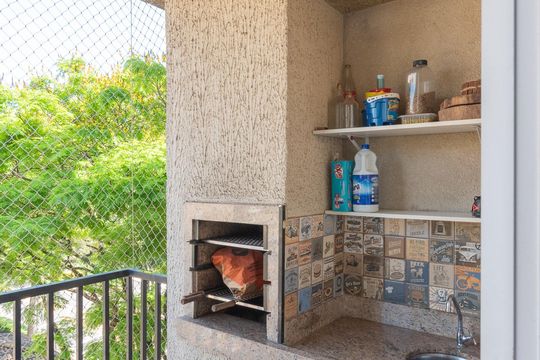 Sacada da Sala de apartamento para alugar com 2 quartos, 60m² em Parque Fazendinha, Campinas