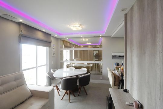 Sala de apartamento à venda com 3 quartos, 67m² em Morro Santana, Porto Alegre
