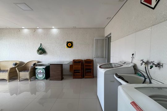 Área de Serviço de apartamento à venda com 2 quartos, 104m² em Jardim Ana Maria, Santo André