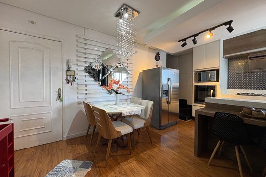 Sala de apartamento à venda com 2 quartos, 104m² em Jardim Ana Maria, Santo André