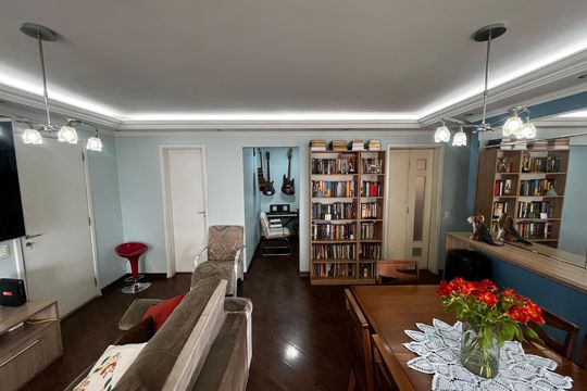 Sala de apartamento à venda com 4 quartos, 122m² em Lauzane Paulista, São Paulo