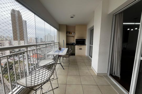 Varanda gourmet de apartamento à venda com 4 quartos, 122m² em Lauzane Paulista, São Paulo