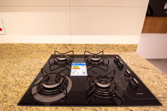 Cozinha de apartamento para alugar com 1 quarto, 50m² em Jardim Icatu, Votorantim