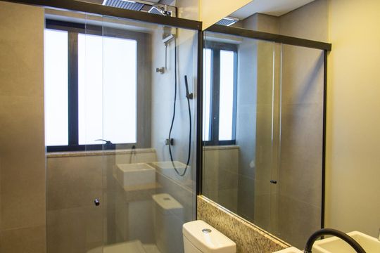 Banheiro de apartamento para alugar com 1 quarto, 33m² em Jardim Icatu, Votorantim
