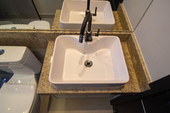 Banheiro de apartamento para alugar com 1 quarto, 52m² em Jardim Icatu, Votorantim