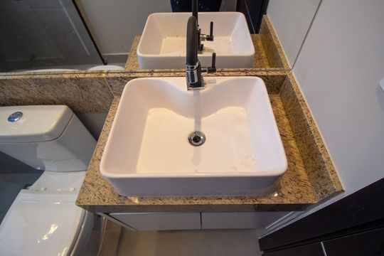 Banheiro de apartamento para alugar com 1 quarto, 52m² em Jardim Icatu, Votorantim