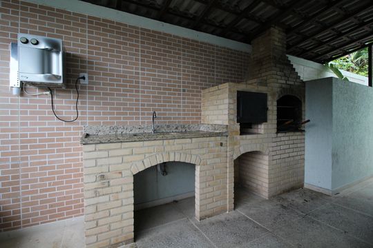 Área Comum - Churrasqueira de casa de condomínio à venda com 3 quartos, 144m² em Freguesia (jacarepaguá), Rio de Janeiro