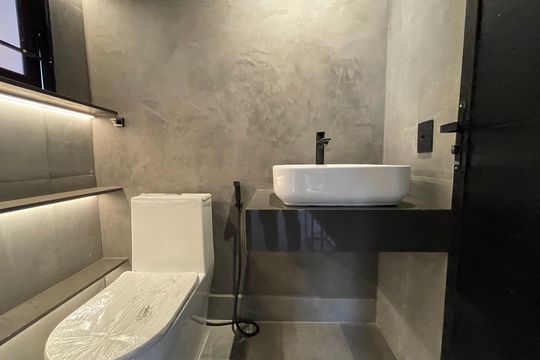 Banheiro da Suíte 2 de casa à venda com 3 quartos, 140m² em Jardim Bonfiglioli, São Paulo