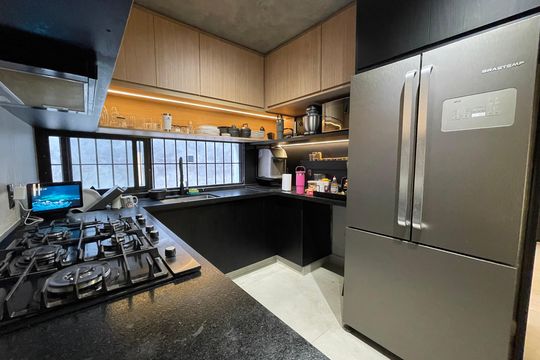 Cozinha de casa à venda com 3 quartos, 140m² em Jardim Bonfiglioli, São Paulo