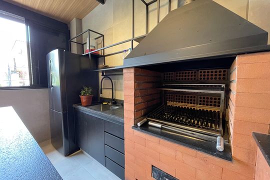 Varanda gourmet de casa à venda com 3 quartos, 140m² em Jardim Bonfiglioli, São Paulo