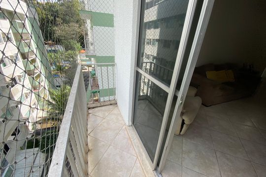 Varanda da Sala de apartamento à venda com 2 quartos, 70m² em Jacarepaguá, Rio de Janeiro
