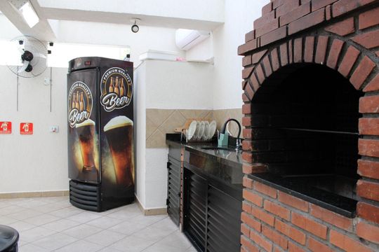Área comum - Churrasqueira de apartamento à venda com 3 quartos, 86m² em Jardim Analia Franco, São Paulo