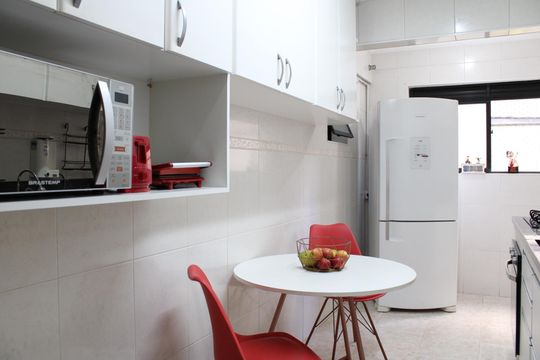 Cozinha de apartamento à venda com 3 quartos, 86m² em Jardim Analia Franco, São Paulo