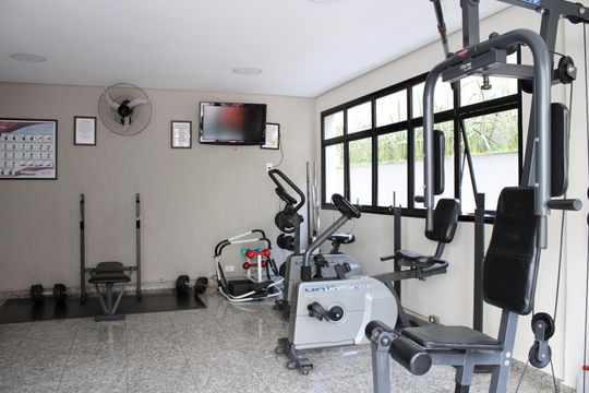 Área comum - Academia de apartamento à venda com 3 quartos, 86m² em Jardim Analia Franco, São Paulo