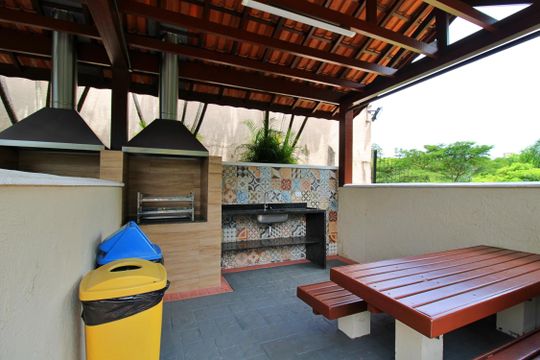 Área comum - Churrasqueira de apartamento à venda com 3 quartos, 74m² em Jardim Ampliacao, São Paulo