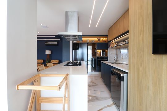 Cozinha de apartamento à venda com 3 quartos, 150m² em Vila Leopoldina, São Paulo