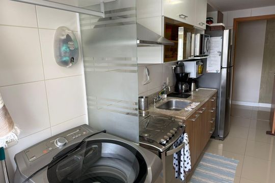 Lavanderia de apartamento à venda com 2 quartos, 71m² em Recreio dos Bandeirantes, Rio de Janeiro