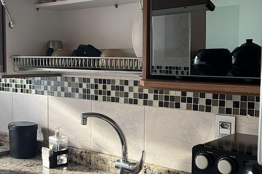 Cozinha de apartamento à venda com 2 quartos, 70m² em Pechincha, Rio de Janeiro